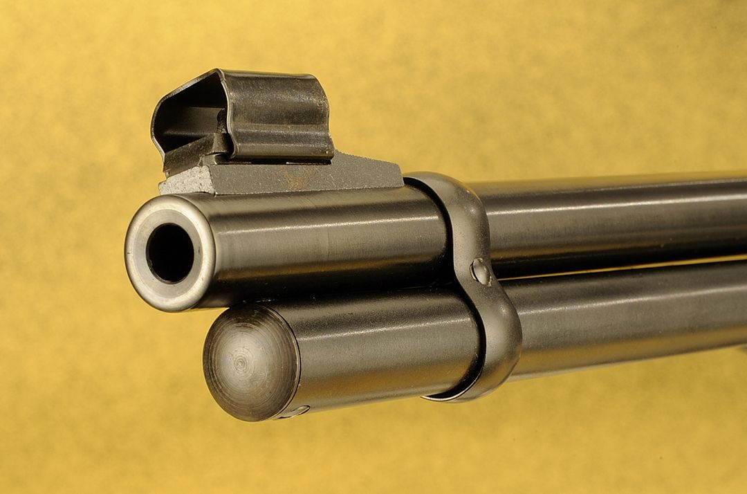 Closer to the muzzle, there is a forearm tip, again holding the barrel and magazine tube in check. Although Ruger does not mention it, the front sight is a copy of Marlin’s “wide scan” hood over the sight that contains a brass bead.